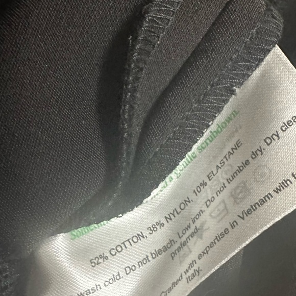 MM Lafleur Pants Trousers Black Slim Tapered Tailored Work Business Size 4 Small - Picture 6 of 7